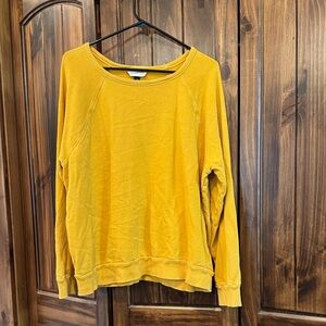 Universal Thread Mustard Crewneck Pullover